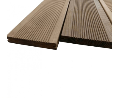 Термированная террасная доска из клёна натур 135 мм